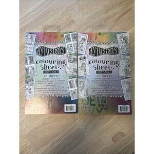 Dylusions Coloring Sheets by Dyan Reaveley Collection 2 and 24 colouring Ranger